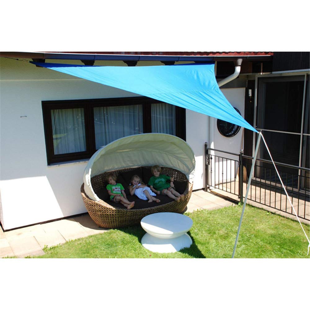 Dreieckiges Sonnensegel 4x4x4 M - 95% UV-Schutz - Wasserdicht - Fluoreszierendes Gelb