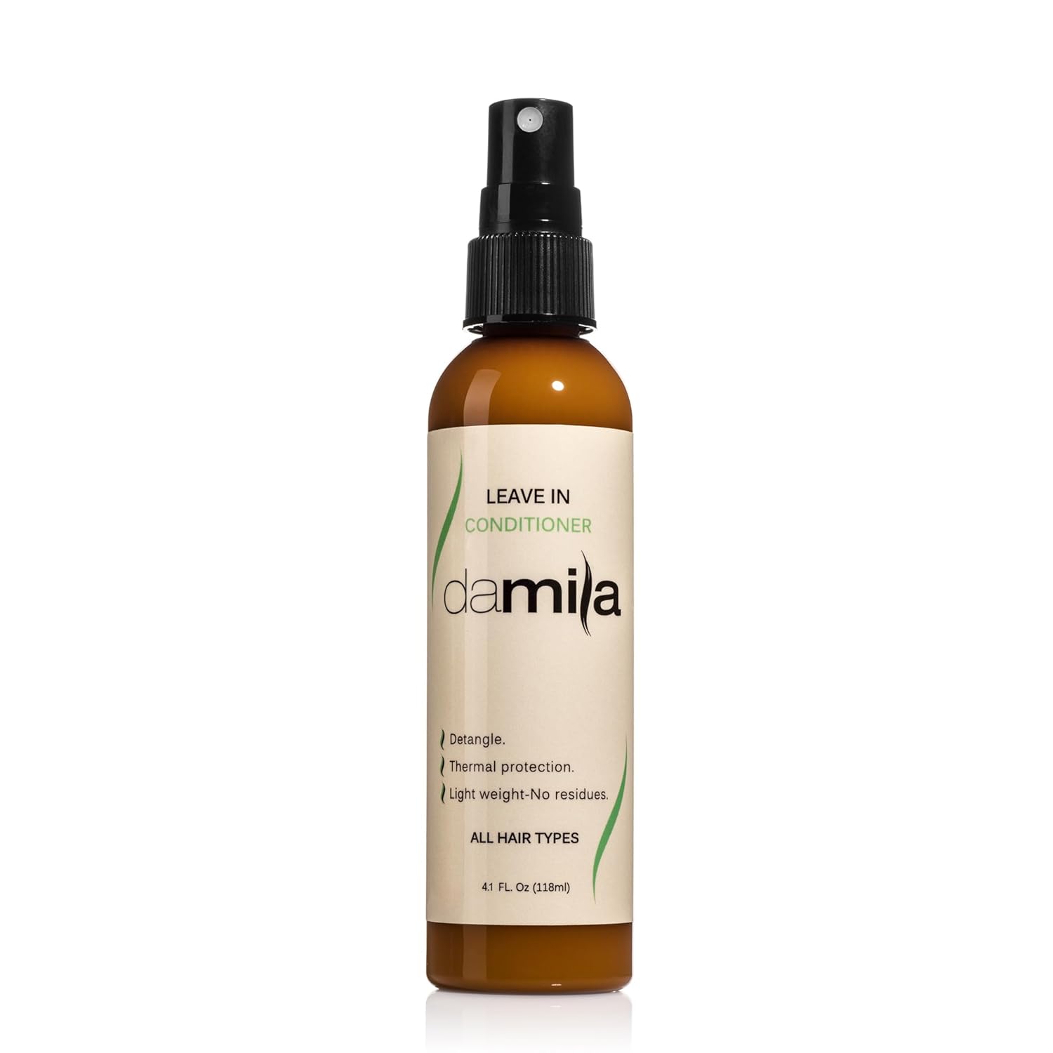 damila Keratin Leave In Conditioner Spray for Fine, Dry, Damaged and Curly Hair - Detangles and Protects Against Heat - Extends Your Keratin Treatment - Sulfate and Paraben Free