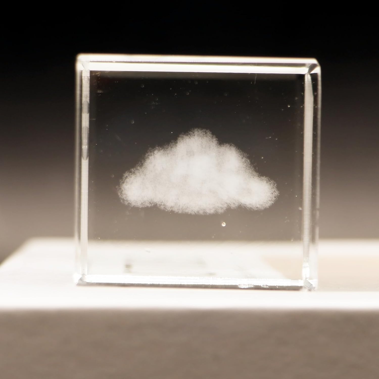 K9 Glass 3D Cloud Paperweight Cube Crystal Art of Ornaments Engraving for Home Feng Shui Decoration Cloud 1 - Image 3
