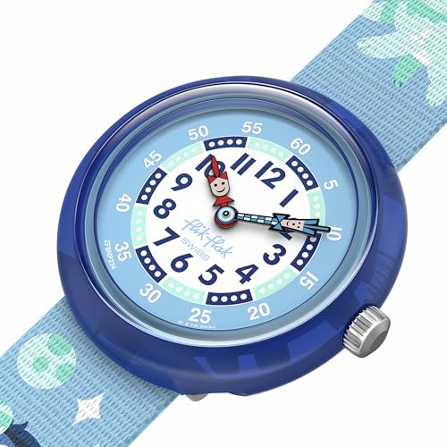 Flik Flak Boy Kids Watch Biosourced Quartz Waterproof Cosmiclion3