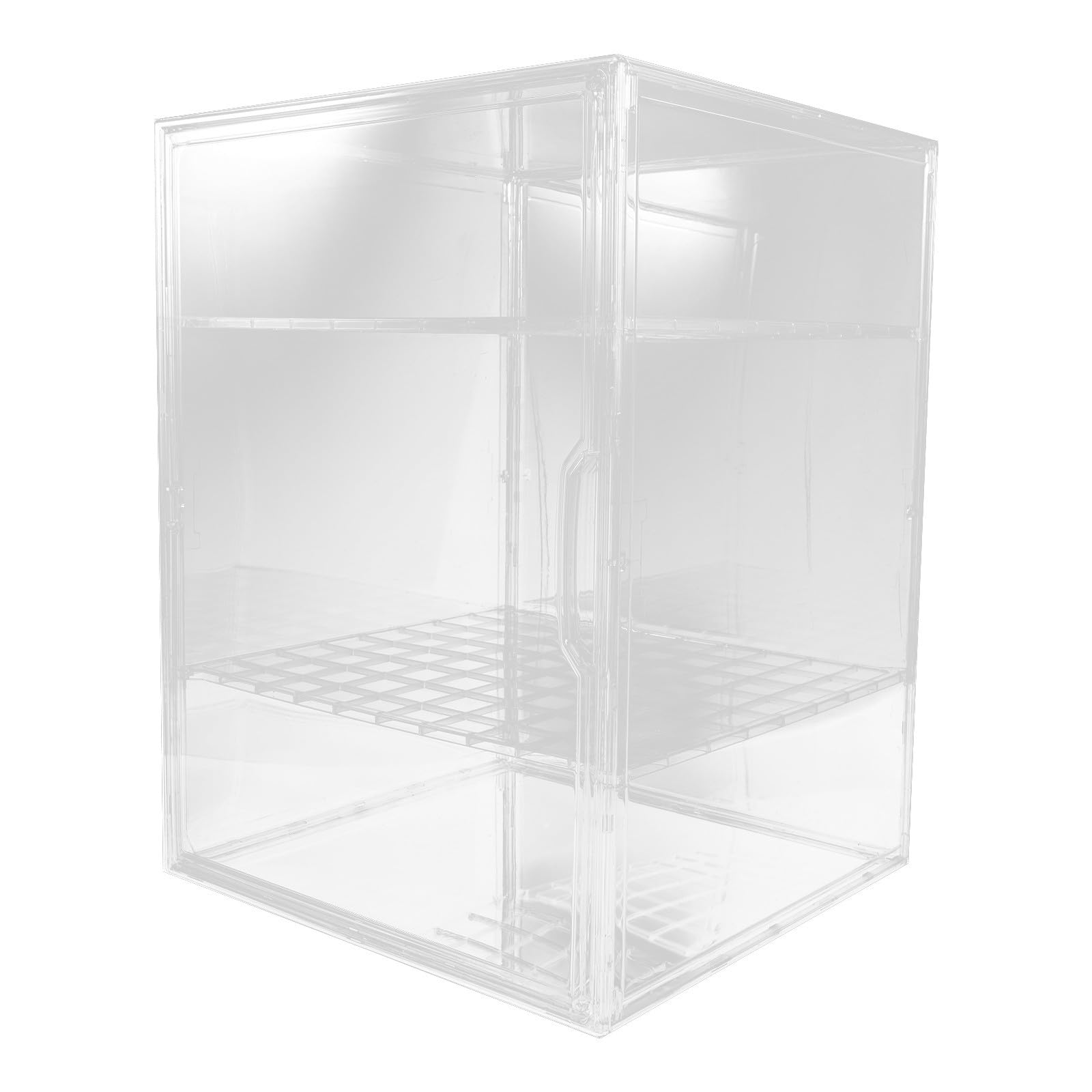 SOIMISS Vitrina de Panadería Pequeña de Acrílico 3 Niveles Ajustables para Exhibición y Almacenamiento Fácil de Limpiar Adecuado para Mostrador de Postres