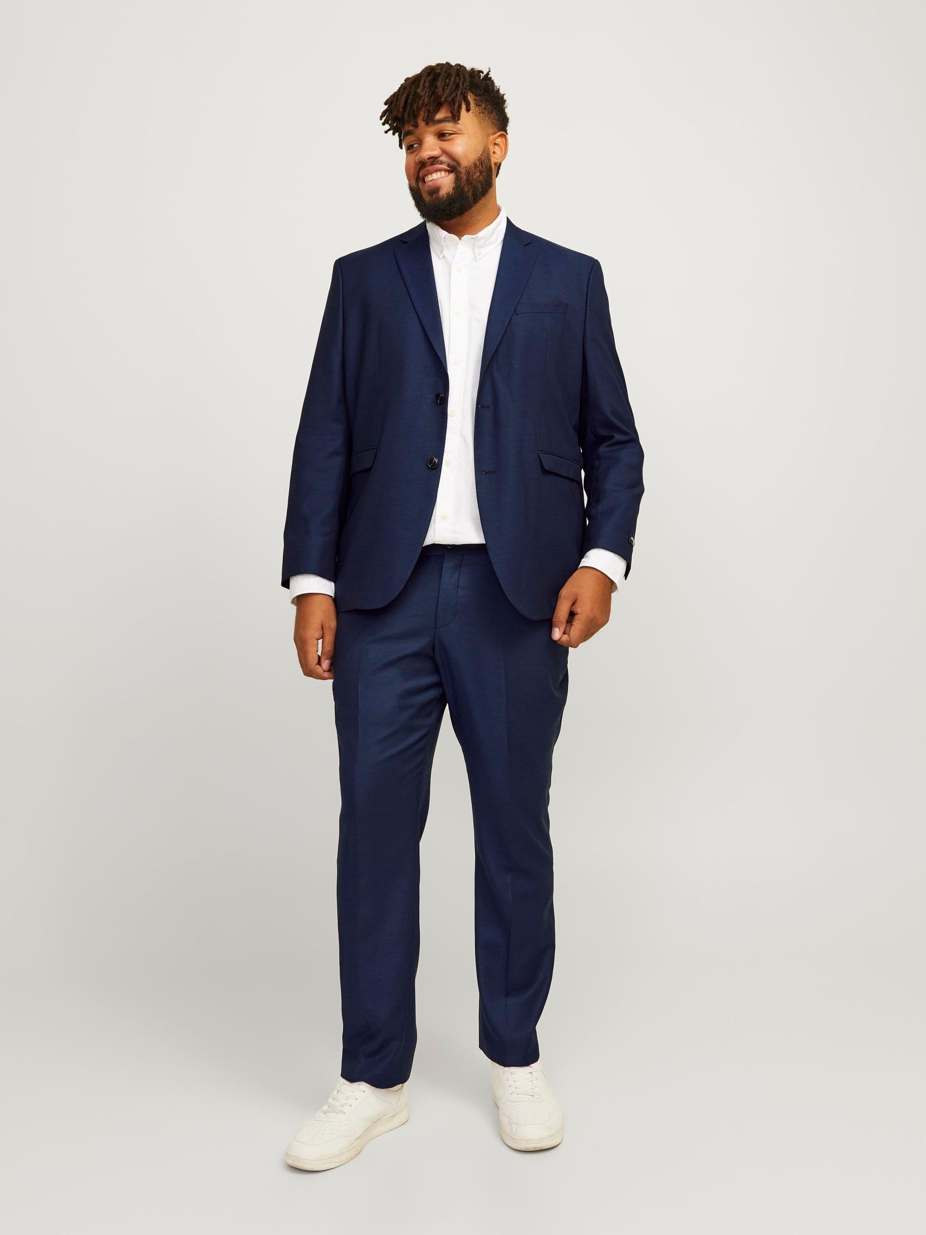 JACK&JONES PLUS Men's Jprsolaris Blazer Noos Pls Suit Jacket
