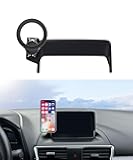 Car Phone Holder for 2014 2015 2016 Mazda 3 & 2016-2021 Mazda CX-3 Accessories 7-Inch Screen Fixed Clip, 360° Rotation Phone Mount Compatible with MagSafe, Cell Phone Holder