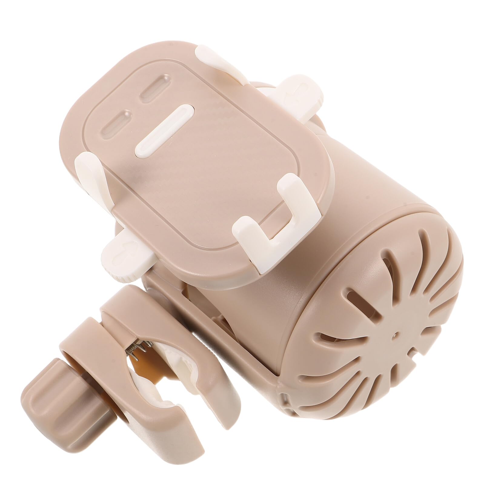 Portabicchieri 3 in 1 per Passeggino, Abs Khaki, Supporto | Bottiglia Acqua e Cellulare, Rimovibile, Installazione Semplice, Design Stabile e Durevole