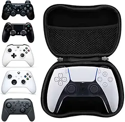 Case Capa Bolsa Estojo de Controle Joystick Compatível com Xbox 360 One Series Playstation 3 4 5 PS3 PS4 PS5 Nintendo em EVA