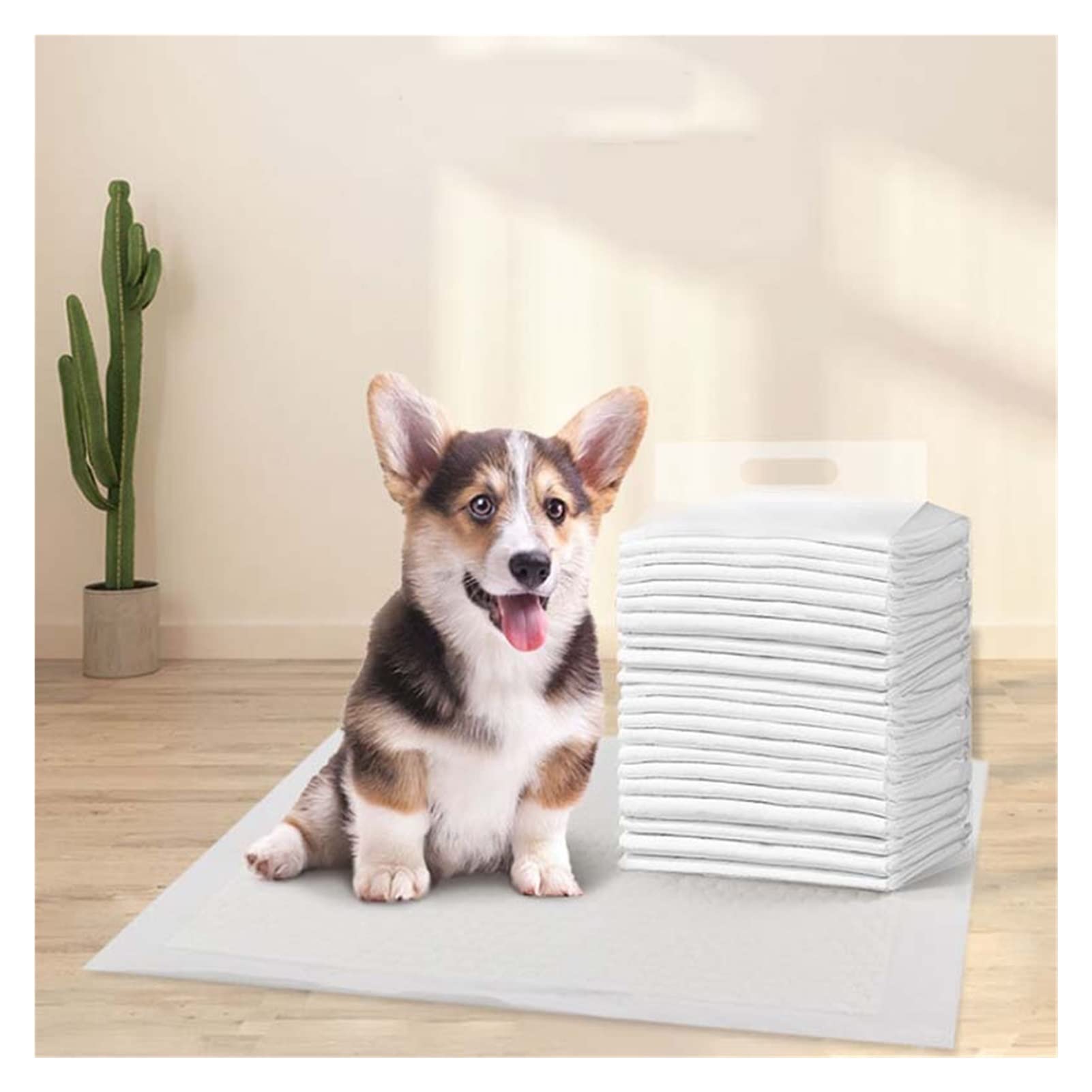 ZZSRJ 100 Pezzi assorbenti Pannolini for Animali Domestici pericolosi pericolosi Diaper Pannolini monouso Pannolini monouso Pad Inferiore Pad Cane Gatto for la Pulizia Pannolini