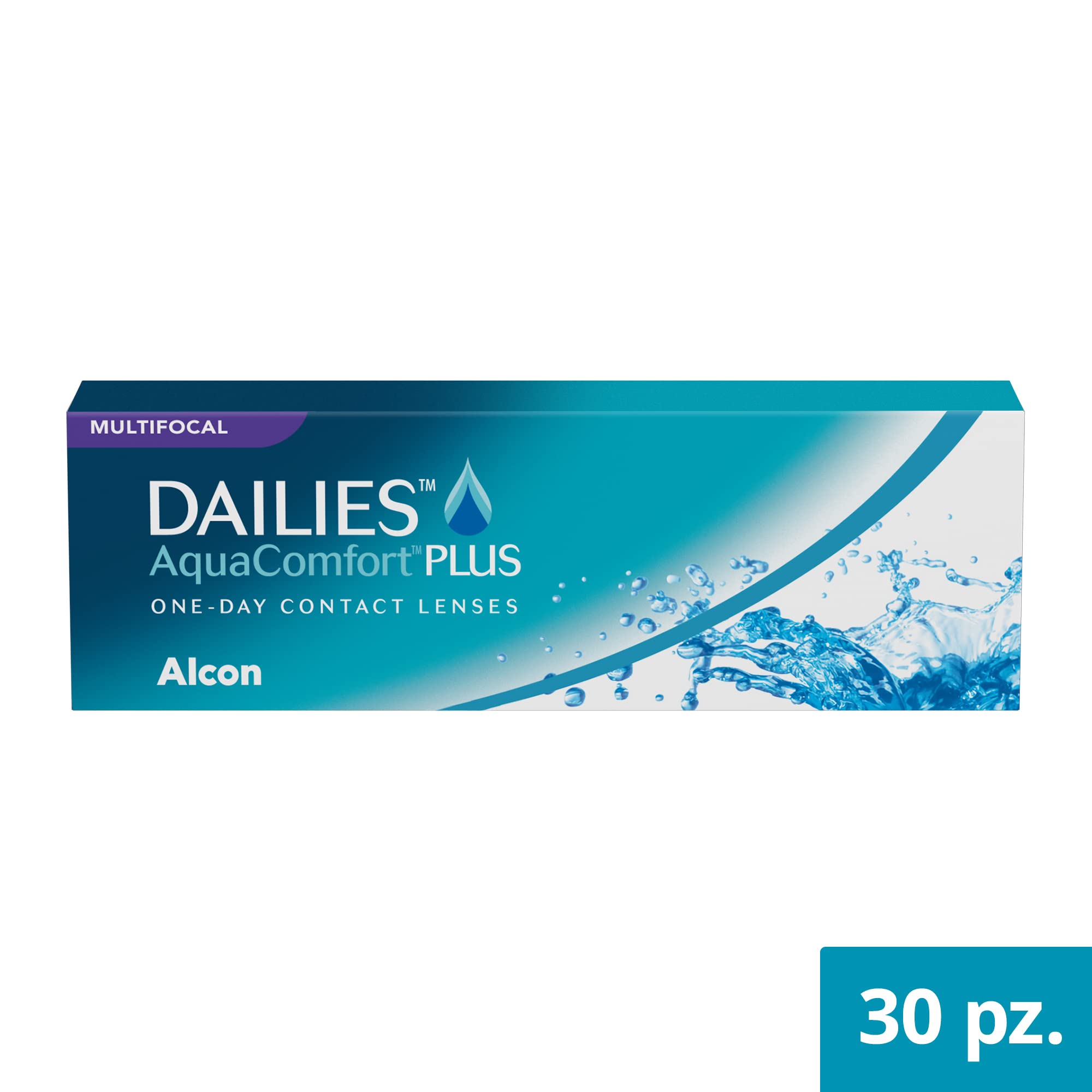 Dailies AquaComfort Plus Multifocal lenti a contatto giornaliere, confezione da 30 lenti / BC 8.7 mm / DIA 14.0 mm / ADD HIGH / +2.75 diottria