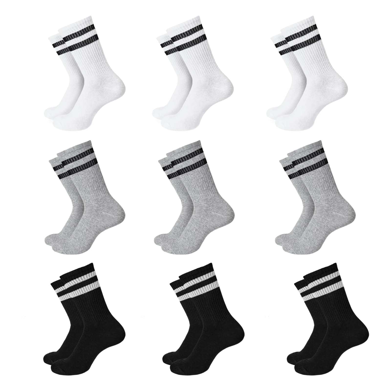 HAGOT Kinder Sportsocken, Jungen Kindersocken Mädchen, Baumwoll Socken Tennissocken, Sportsocken Kinder, Kindersocken Baumwolle, Kinder Socken Jungen und Mädchen
