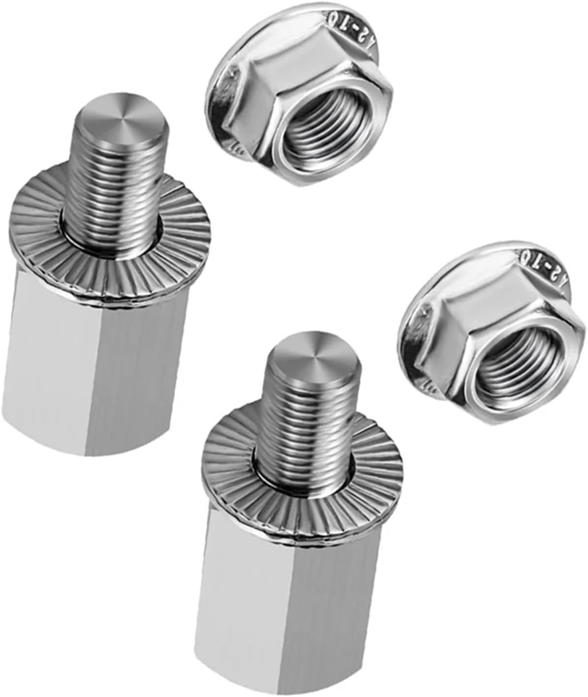 Bike Hub Adapter 4sets Bike Trailer Hitch Screw - Heavy-Duty Connection Adapter for Mountain Road Bicycle Cycling Wheel