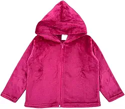 Jaqueta Fleece Casaco Infantil Peluciado Quentinho Inverno Bebê com Orelinhas Ursinho