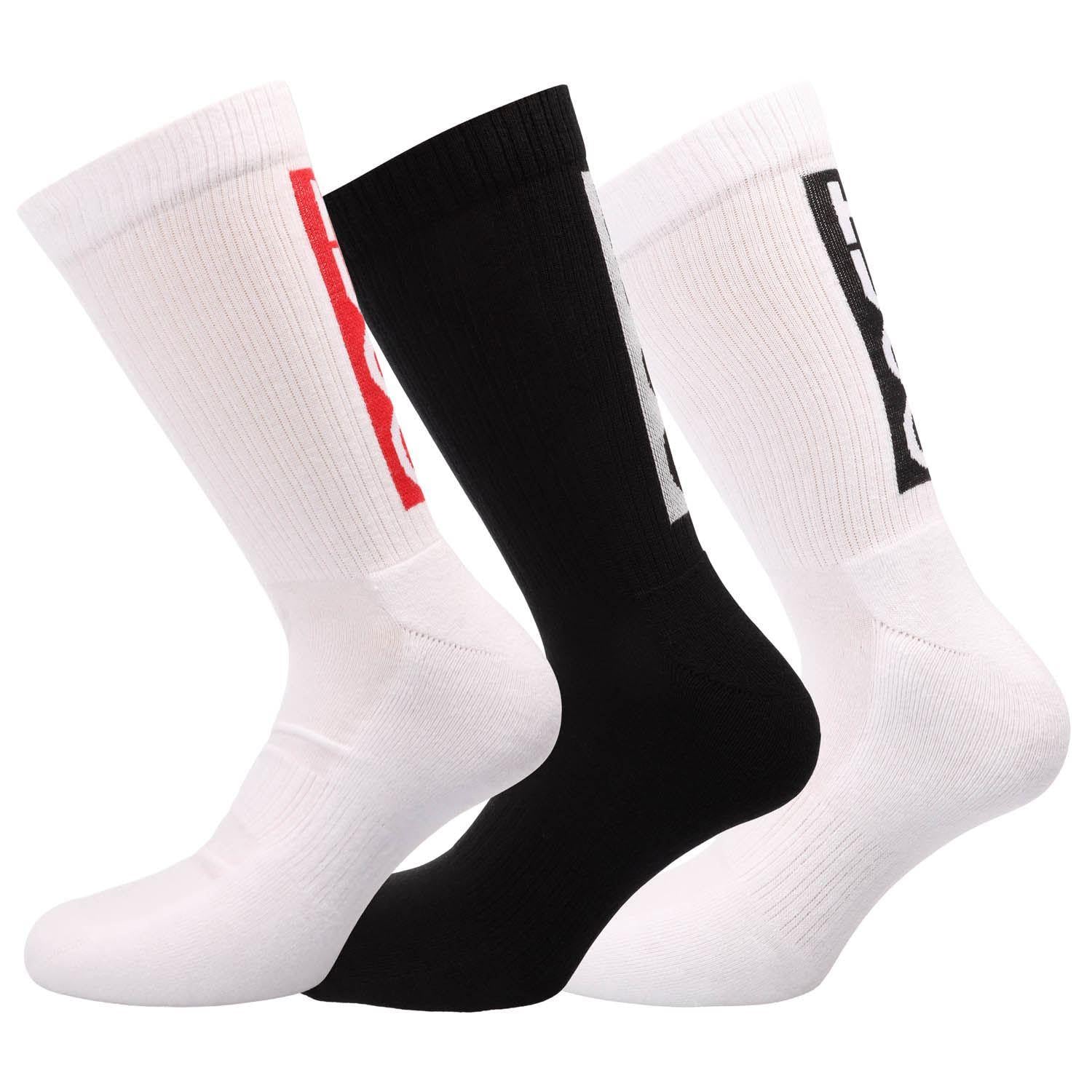 Hugo Men's Open Miscellaneous960 3P Qs Back Label Cc Short Socks,