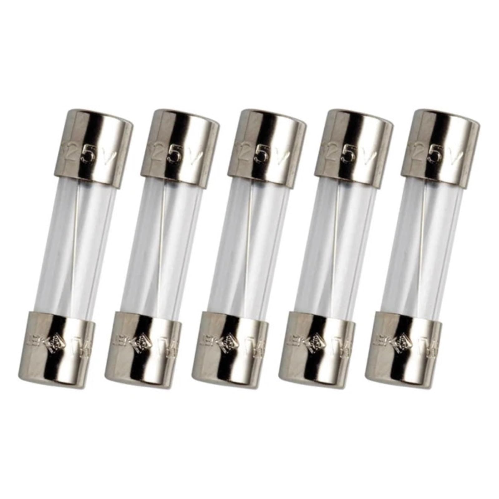 5 PCS GMA 20A 125 V/250 V flinke Glassicherung, x 20 mm