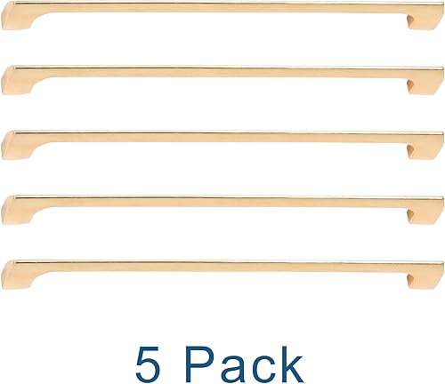 Miniatura 5 de monti hardware Paquete de 5 manijas de metal sólido para gabinetes de cocina de baño y decoración del hogar, manijas de gabinete de cocina de metal