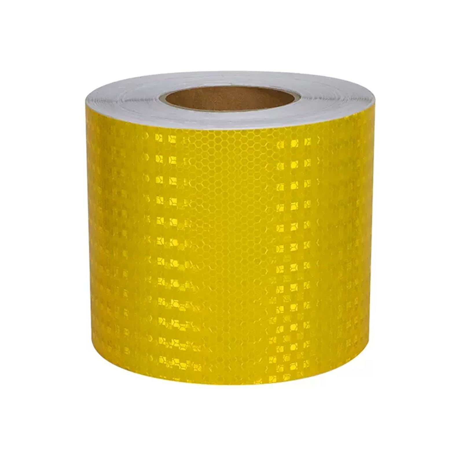 Yuzguhey Lemon Yellow Reflective Tape, Self Adhesive Fluorescent Reflector Warning Tape, Multicolor 3-50M(,50M)