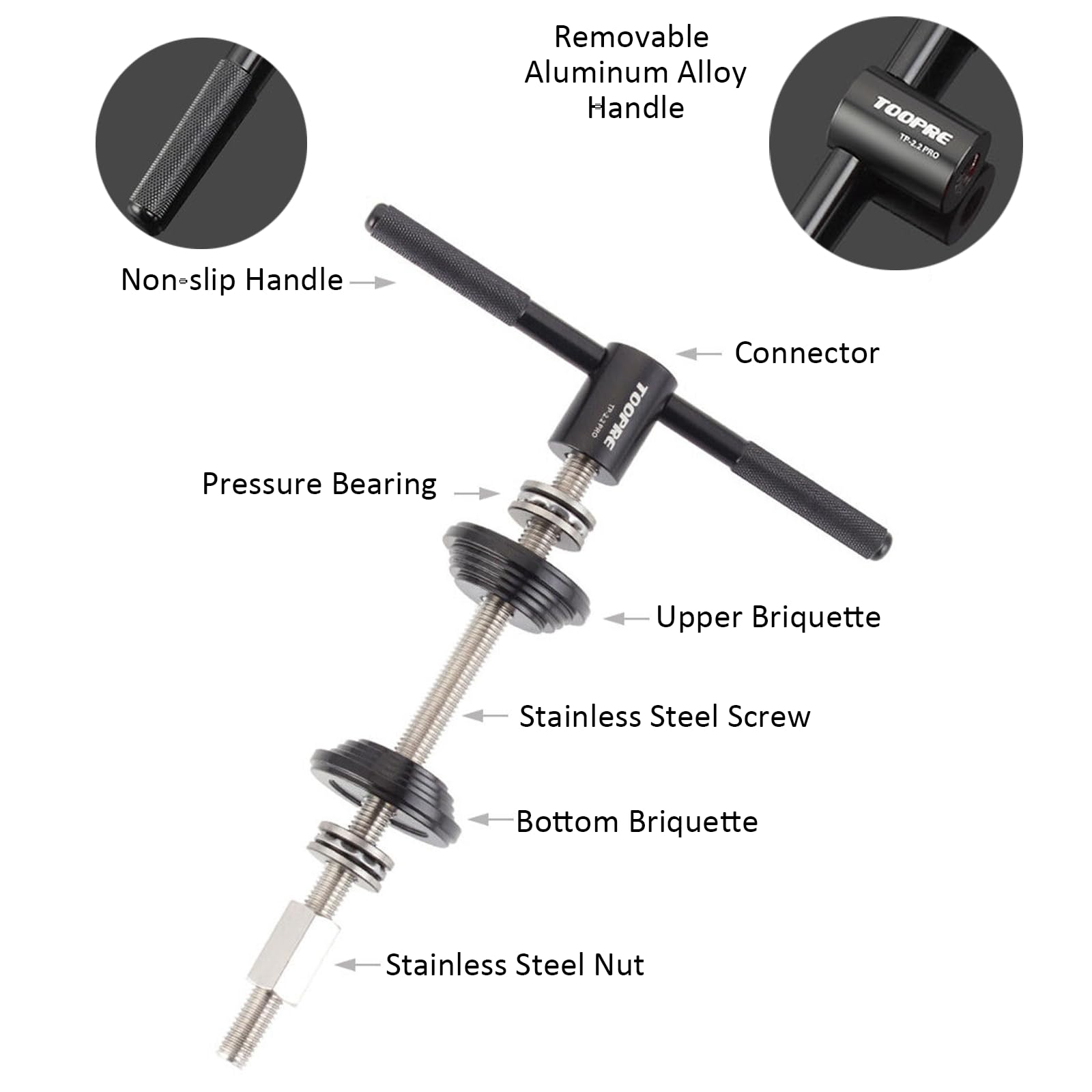 GOLDEAL Bicycle Headset Cup Removal Tool Bicycle Head Parts Remover (1-1/8 1-1/4 1-1/2 inch GOLDEAL Bicycle Headset Cup Removal Tool Bicycle Head Parts Remover (1-1/8 1-1/4 1-1/2 inch