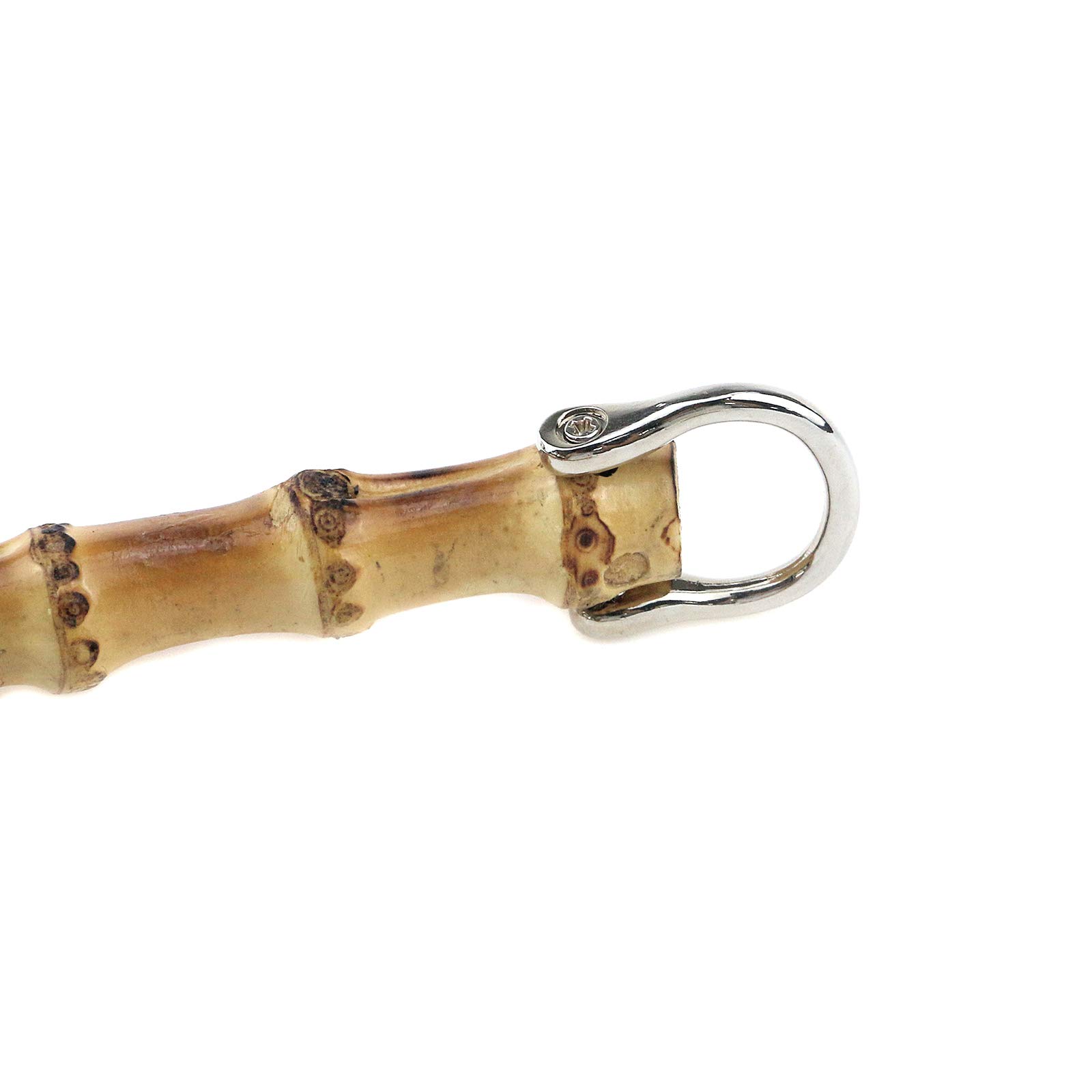 Bitray Imitation Bamboo Bag Handles Replacement U Shape Plastic Purse Handbag Handles for DIY Bags Accessories Light Brown - 2pcs - Image 5