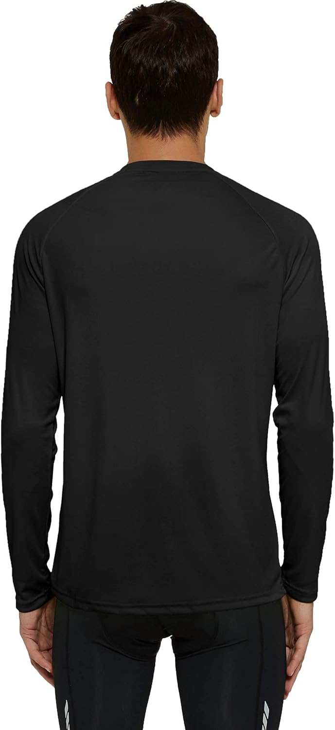Men's UPF 50+ Sun Protection Shirts Quick Dry Long Sleeve T-Shirts Hiking Workout Finishing Shirts at  Men’s Clothing store