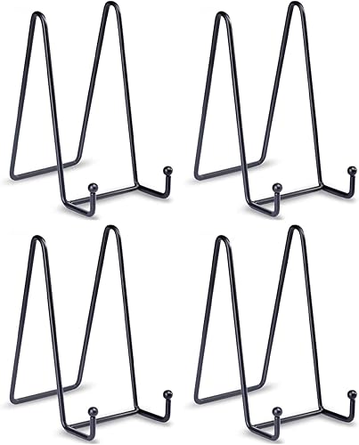 LIONWEI LIONWELI Soporte decorativo para placa soporte de marco de fotos Soporte de caballete Soporte de exhibición