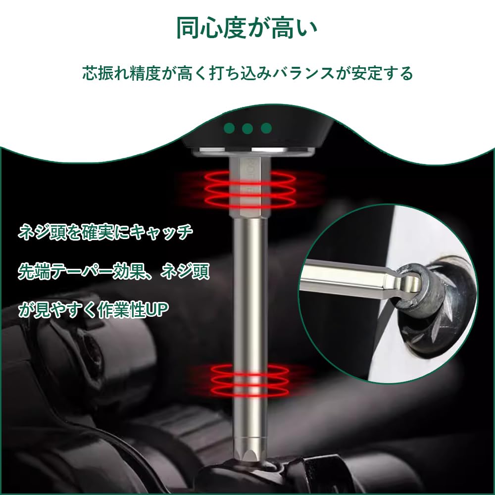 Amazon | Phyxiul ボールポイント 六角ビットセット 6点セット 磁気