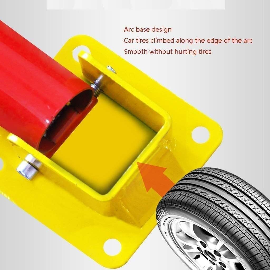 コインパーキングのロック板とは？仕組みやほかの種類についても解説【三井のリパーク】 パーキングロック パーキングパイル 厚いガレージをロックするためのパーキングバリア  ロック位置を占める車の駐車スペース ロックされた