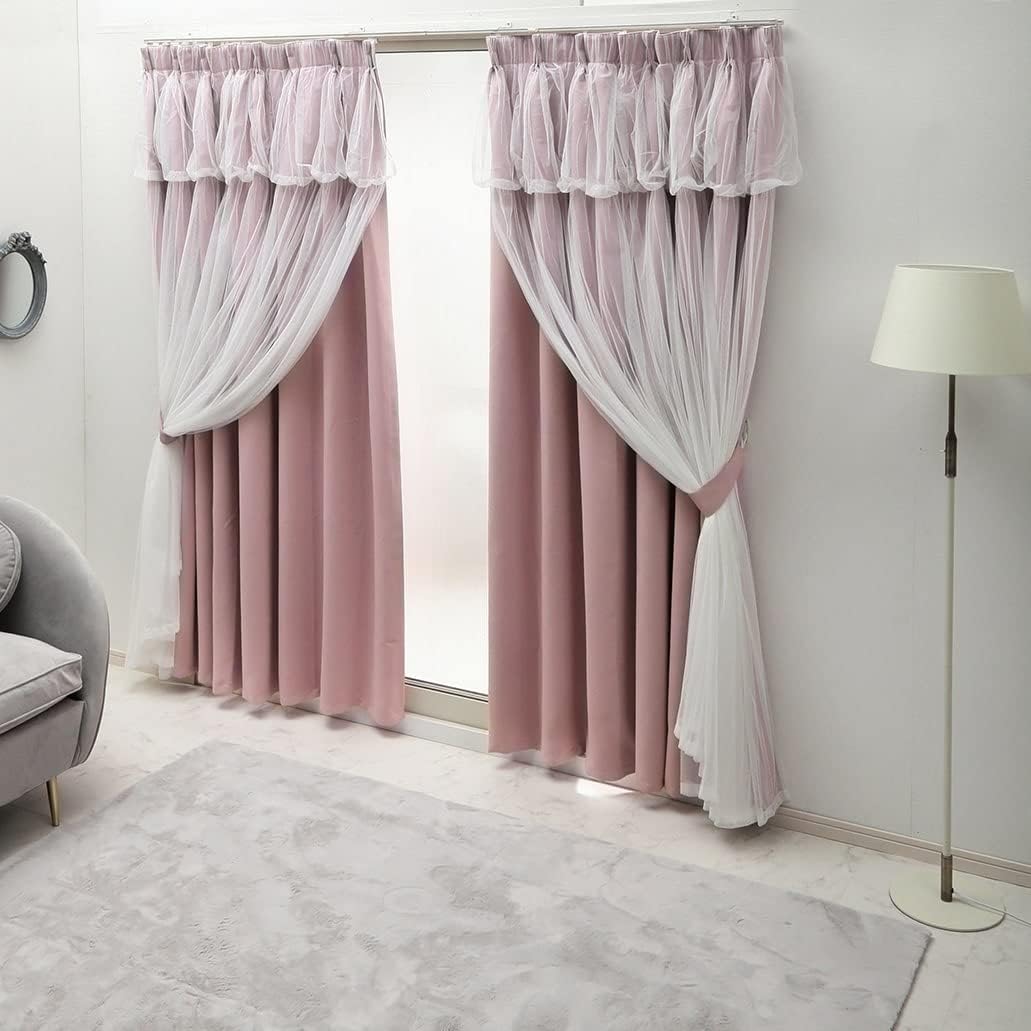 ニトリ カーテン 掃出窓用と腰窓用のセット ドレープ レース ニトリ