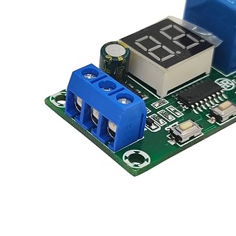 DC 5V Timer Delay Relay Timing Controller Module with Digital LED Display Infinite Cycle 0.1s-99h Adustable Time Switch ON/Off Relay Module, Smart Home Controller