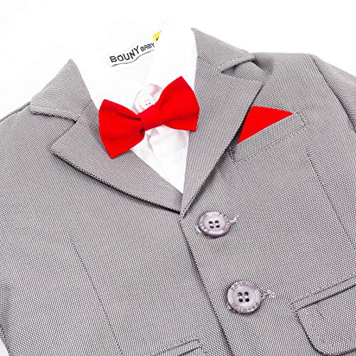 Ensemble de cérémonie enfant de qualité supérieure Toocool AH-3091 gris