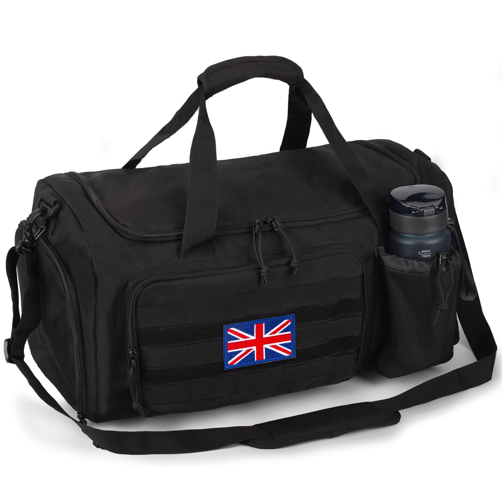 Bunnychic Tactical Gym Bag for Men, 40L Large Duffle Holdall Bag for Travel — image 1