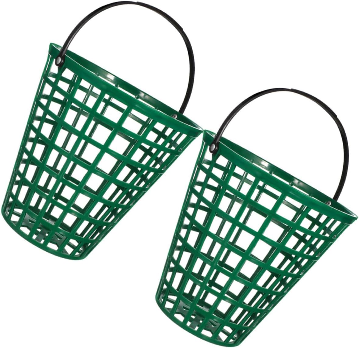 Zerodeko 2pcs Golf Ball Storage Container Hollow Holder for Efficient Golf Ball Collection