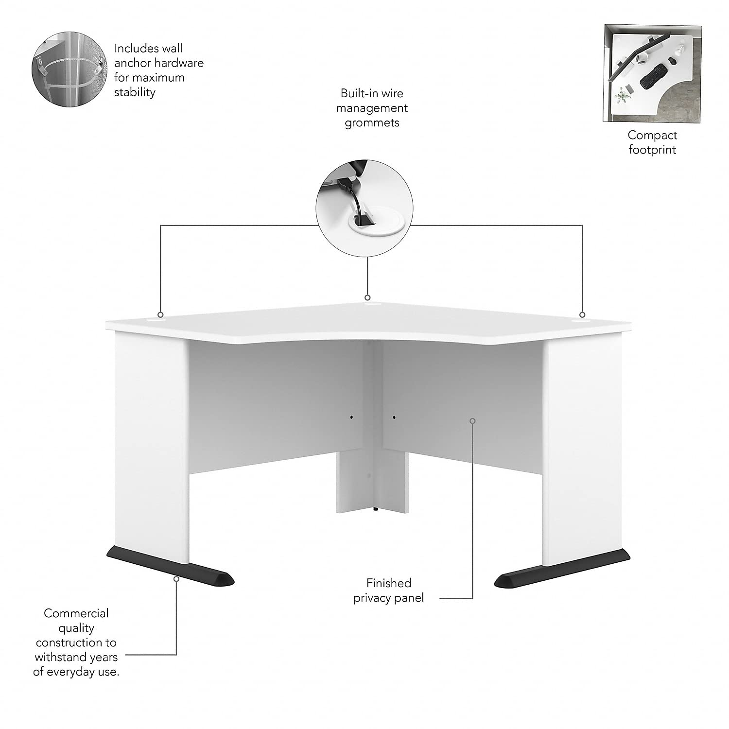 Amazon.com: Bush Business Furniture Studio A 48W Corner