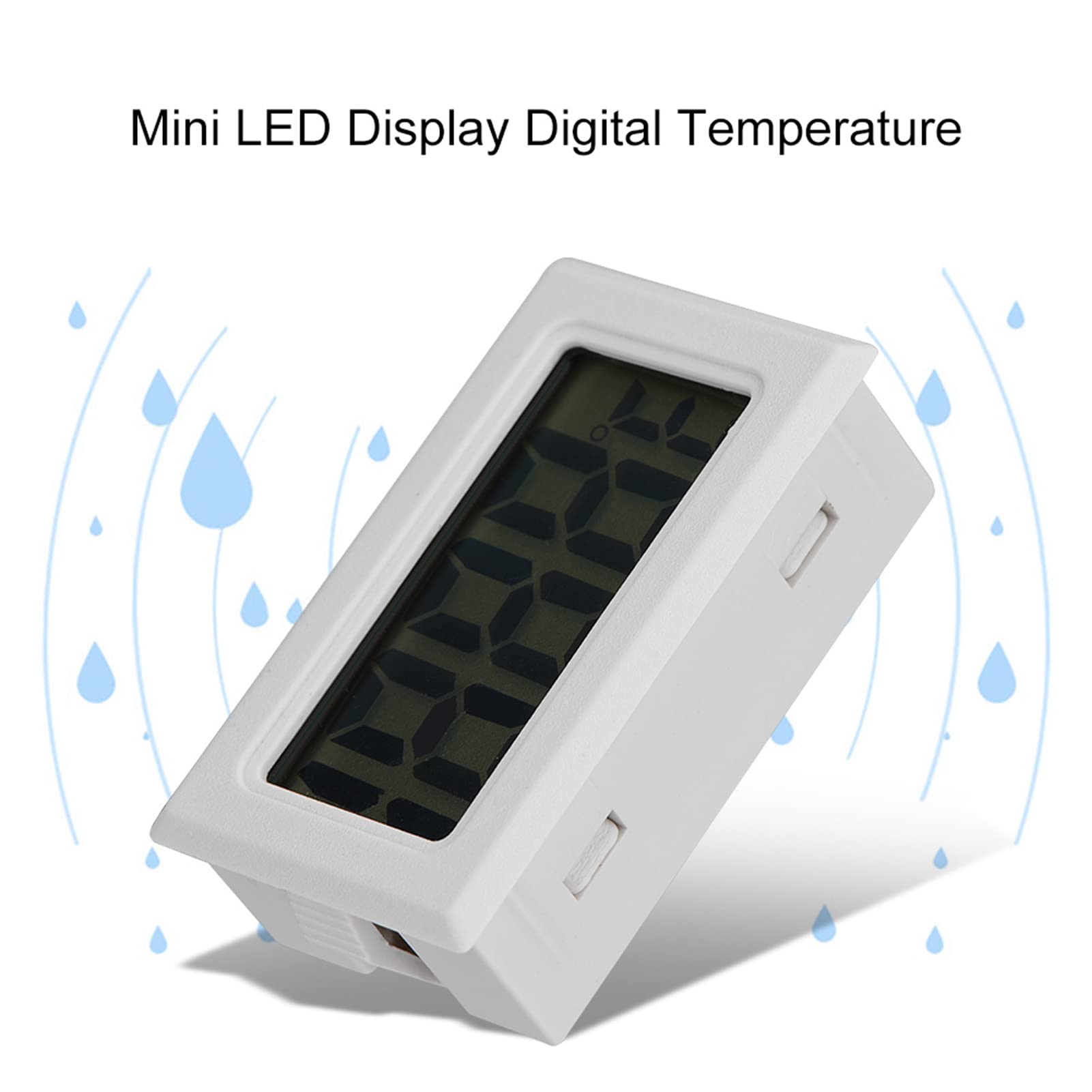Cyfrowy Termometr LCD Mini Wyświetlacz LED Cyfrowy Miernik Temperatury z Zewnętrznym Czujnikiem Sondy do Lodówki Akwariowej Szklarni