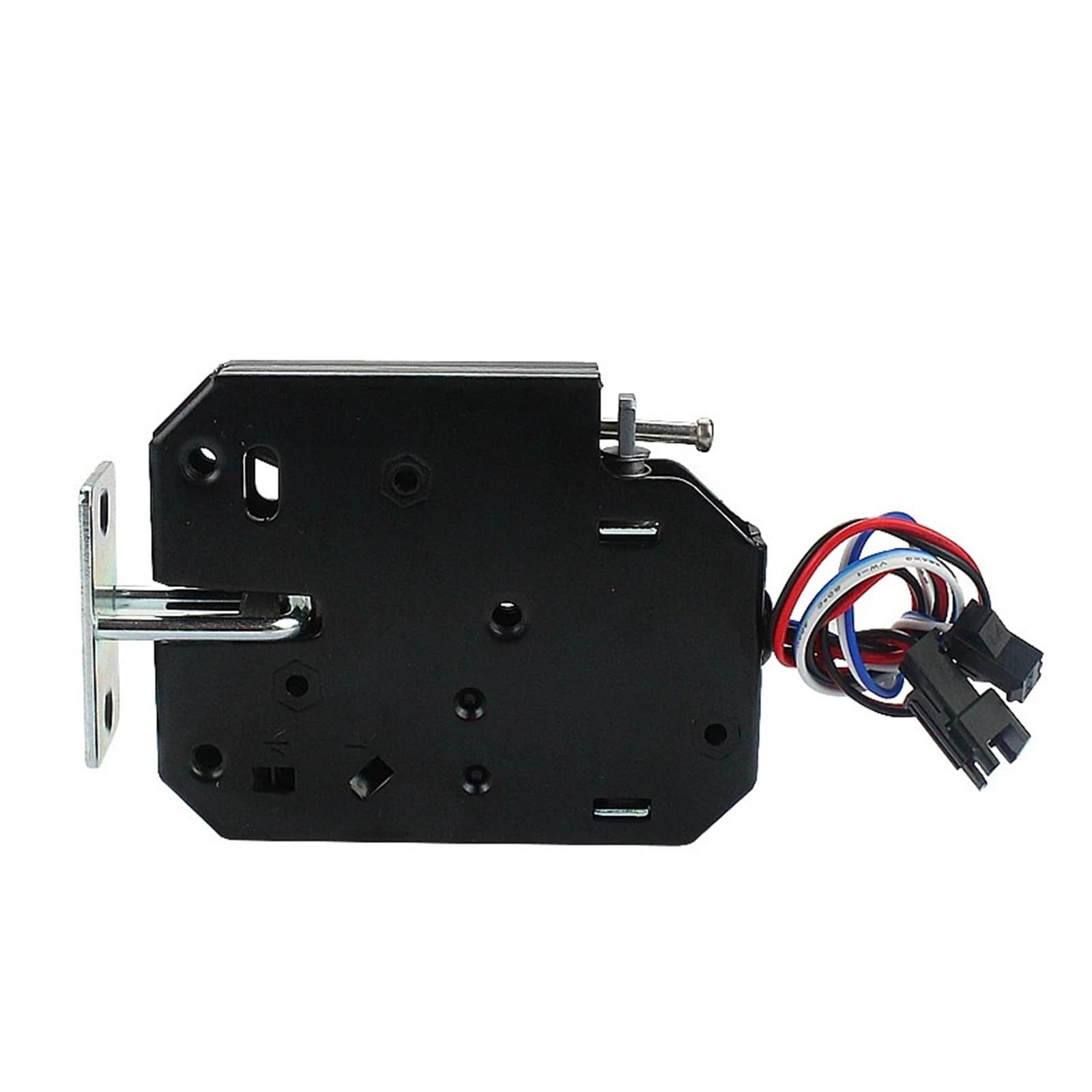 Express Box Lock Locker Door Electric Control Vending Machine electromagnetic Storage Cabinet(5V-4 Wire Black)