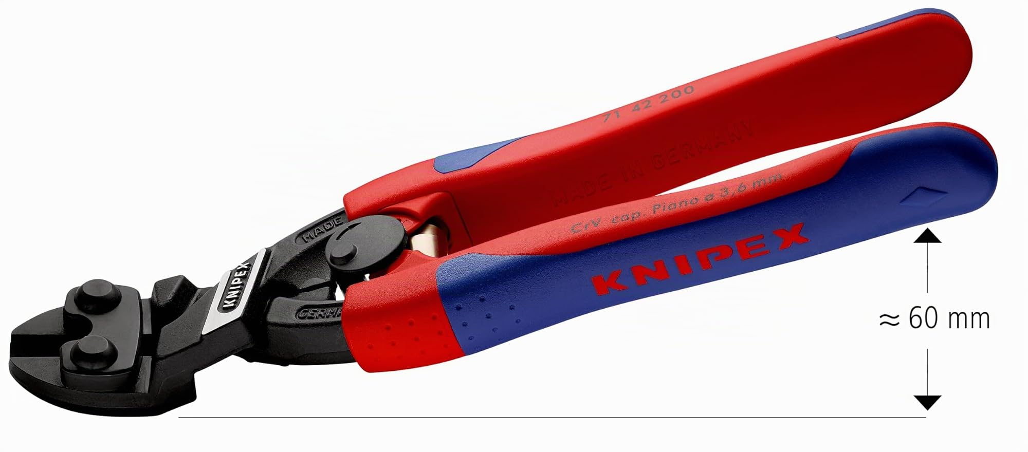 KNIPEX CoBolt mit schlanken Mehrkomponenten-Hüllen 200 mm, 71 42 200