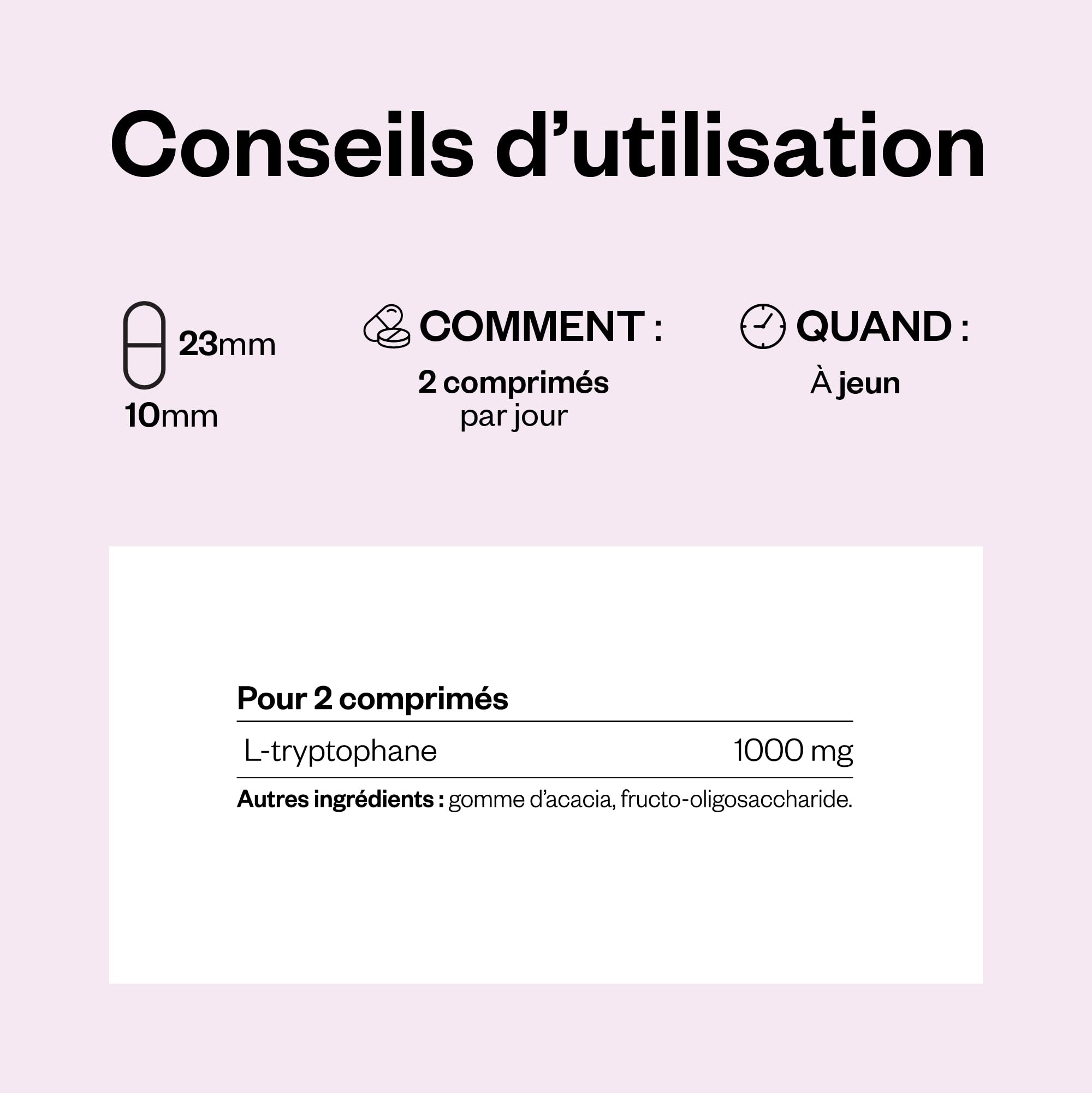 L-Tryptophane - Qualité du sommeil et Endormissement - Vegan - SuperSmart | Précurseur de la Sérotonine, de la Mélatonine, du 5-HTP et de la Niacine - Sans Gluten