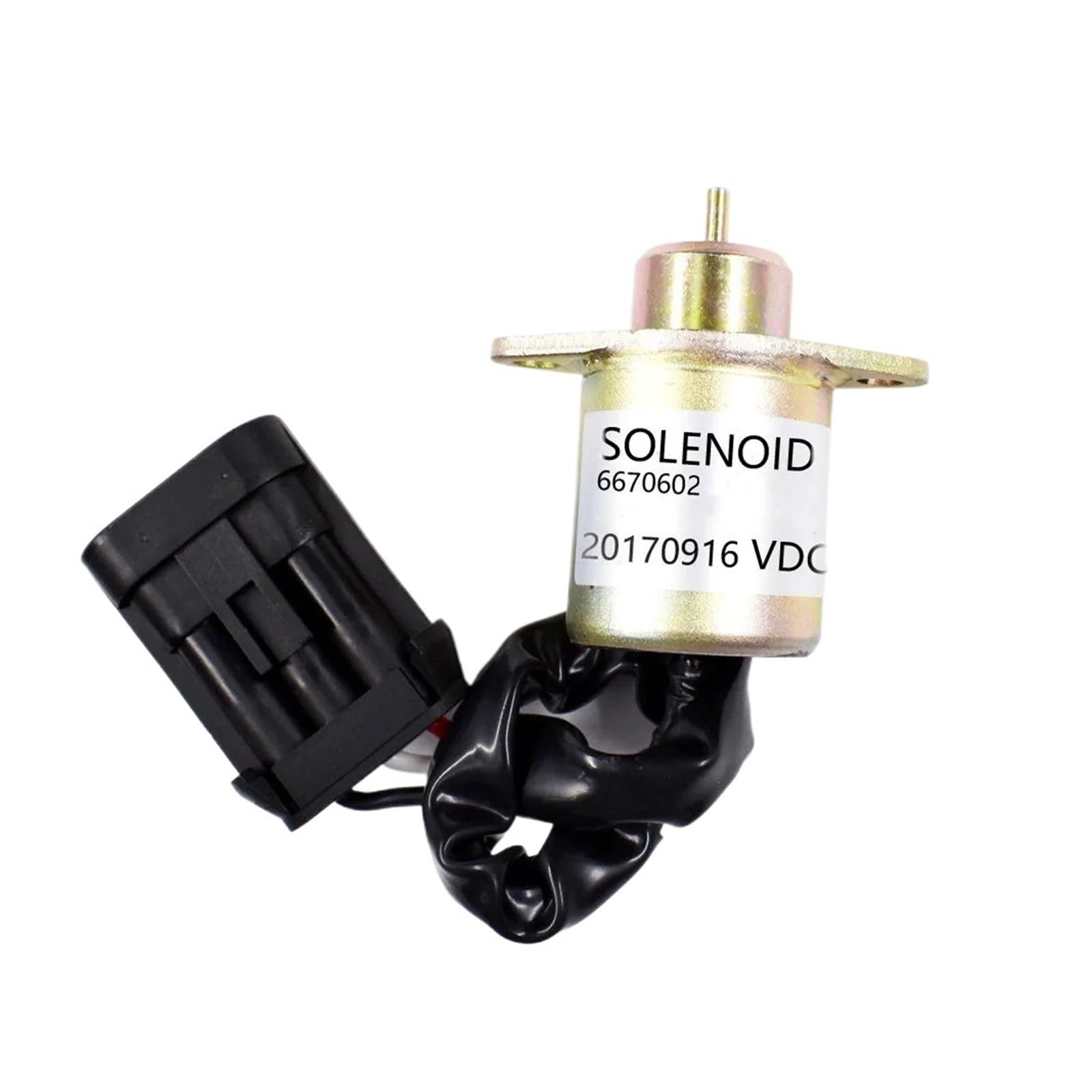 Hdrtcbu One Color Solenoid Valve For Bobcat 463-553-S70-S100 Fuel Shut Off Solenoid Fuel Stop Solenoid