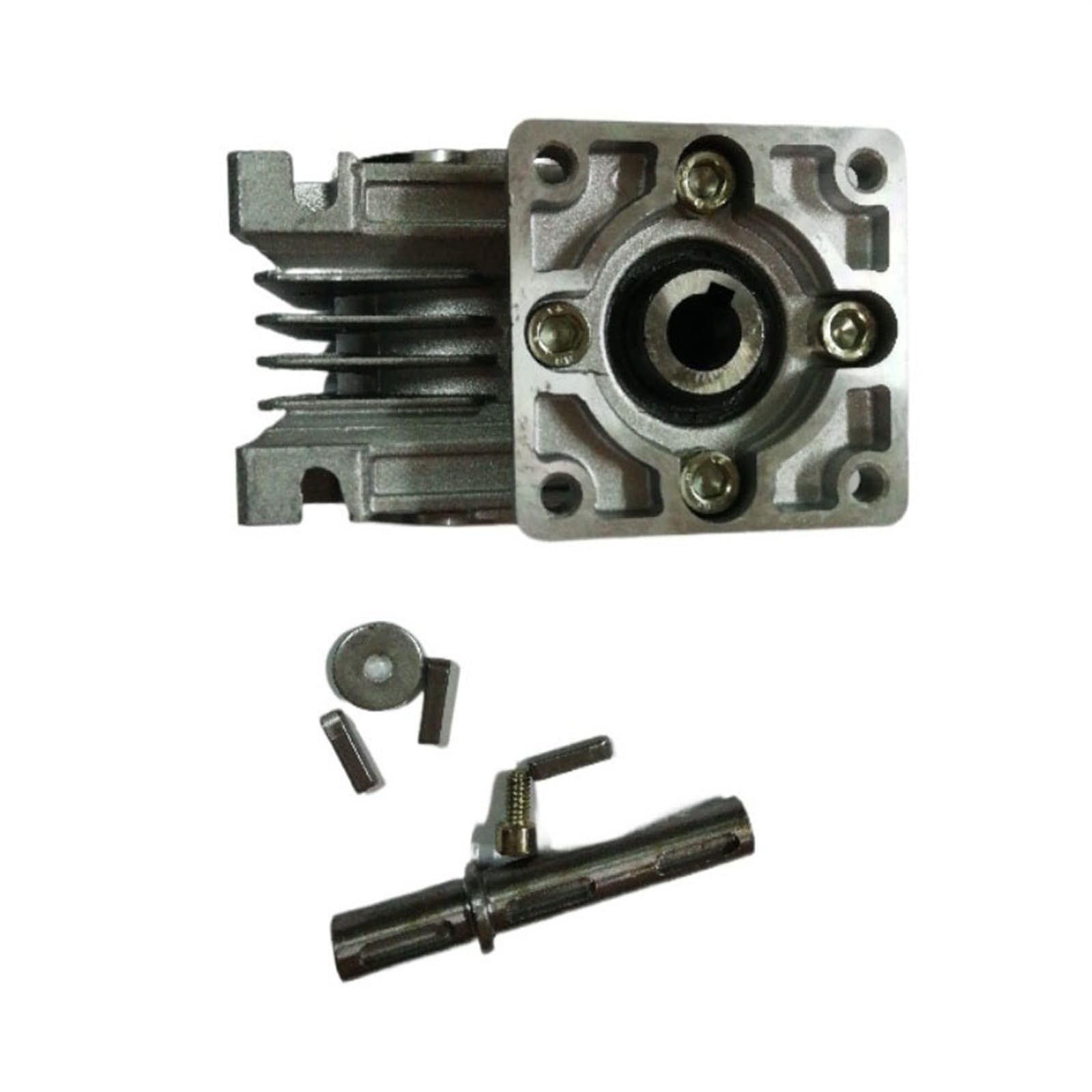 Kegelradgetriebe, Schneckengetriebemotor, Nema 23 Schrittmotor, Schneckengetriebe, 14 mm Abtriebswelle, selbsthemmendes Untersetzungsgetriebe, 1,8 Nm, 3 A, verschiedene Größen