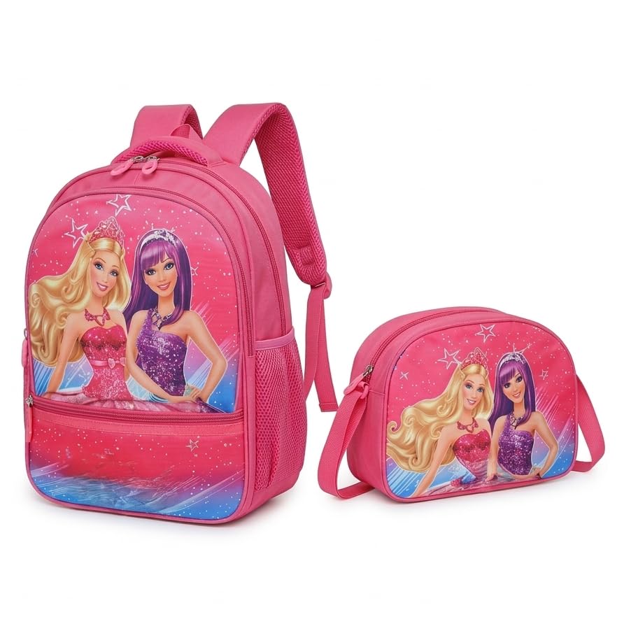 Image of Stylbase Waterproof School Bag with lunch bag combo for Boys and Girls Kids Bag with tiffin cover - Backpack Bag for Travelling for 5-7 Years 15 Inches