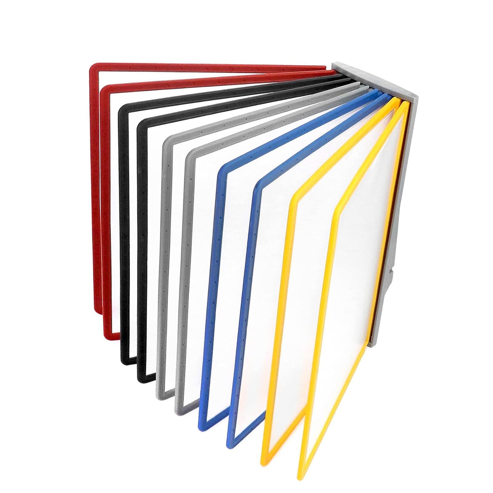 Schreibtisch-Sichttafelsystem - Tisch-Sichttafelsystem, Stabiler Sichttafel-Tischständer, 20 Seiten/40 Seiten, Briefgröße, Für Büro-/Schulausstellung Und Aufbewahrung Von A4-Dokumenten
