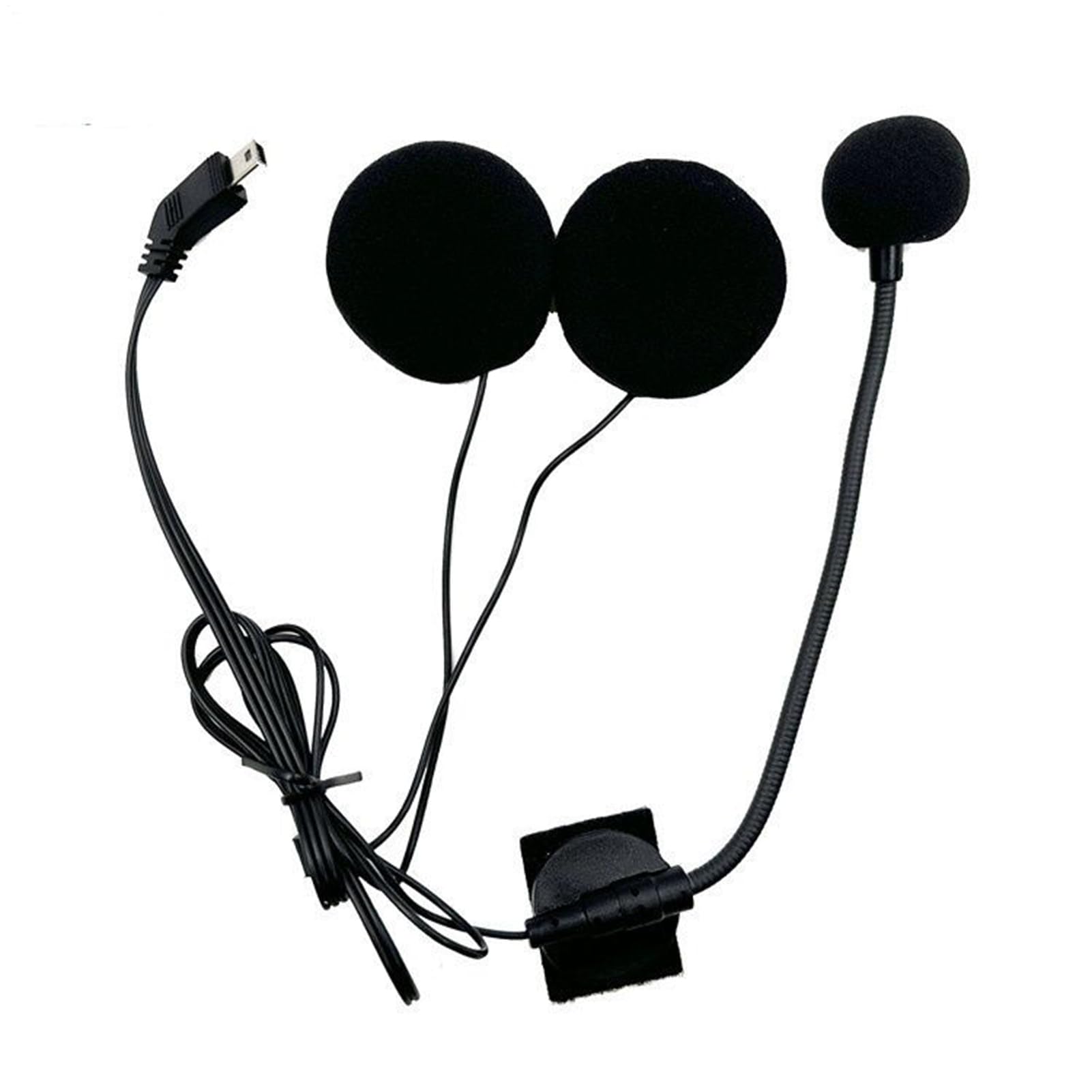 Cuffia interfono per casco – Comunicazione moto per audio | Cuffie impermeabili con microfono e 10 pin, connettore per equitazione di gruppo, viaggi, ciclismo, touring, ragazzi e adulti