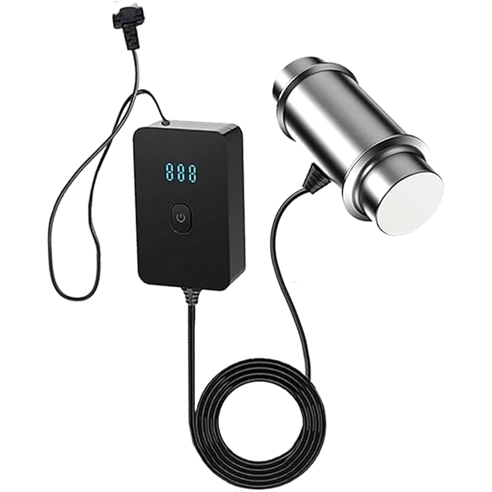 Limpiador Ultrasónico, Varilla para Máquina De Limpieza Ultrasónica, Pantalla Digital De Voltaje, Encendido/Apagado con Un Botón + Temporizador Inteligente, para Lavar Anillos, Vasos, Plata