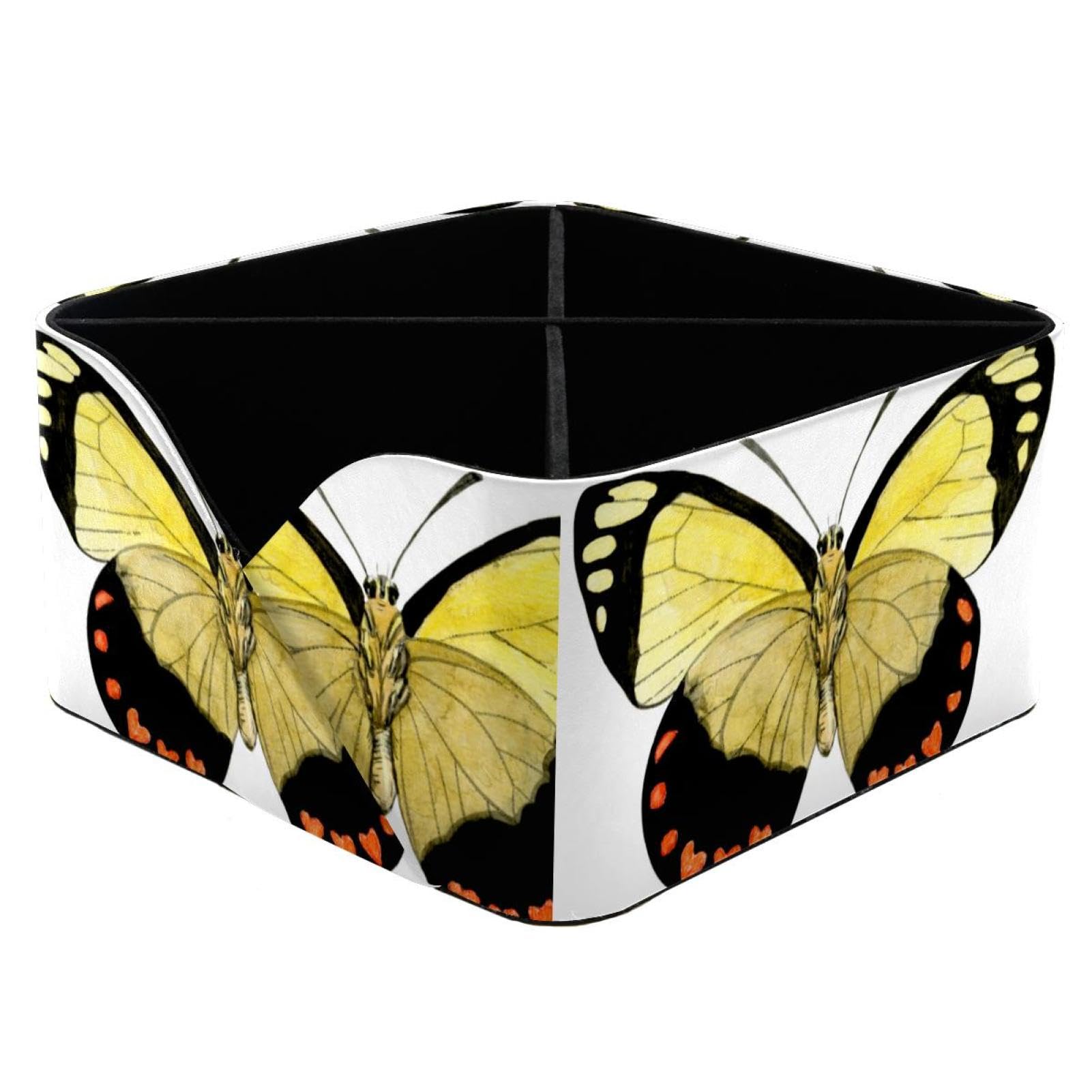 Organiseur rectangulaire multi-compartiments papillon pour rangement