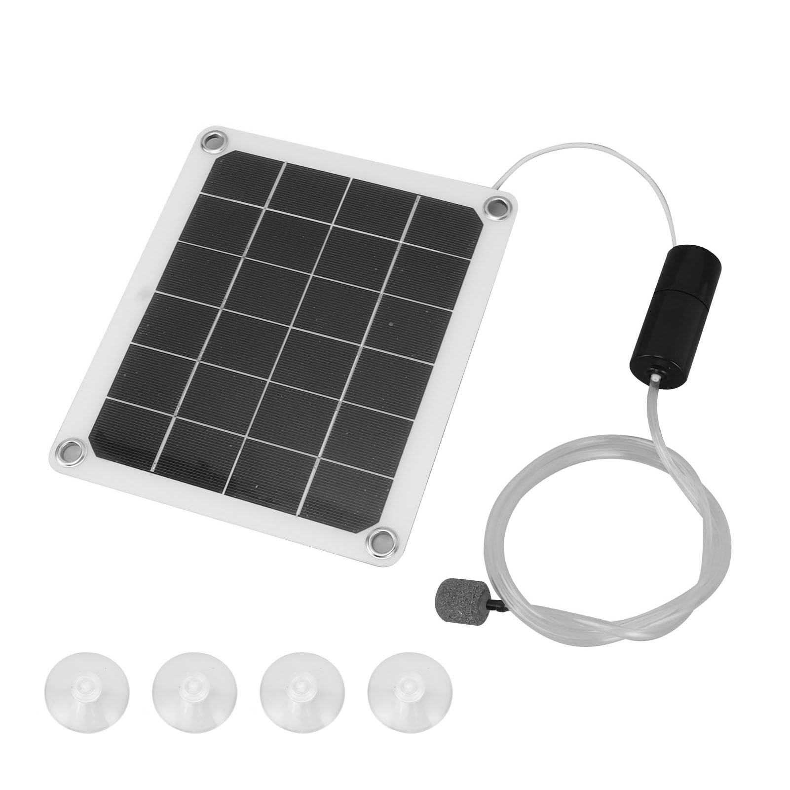 Fdit 20W Solar Pond Aerator, Noiseless Solar Aerator for Pond, Solar Powered Pond Aerator Pond Bubbler for Outdoor Fish Pond Stock Aquarium