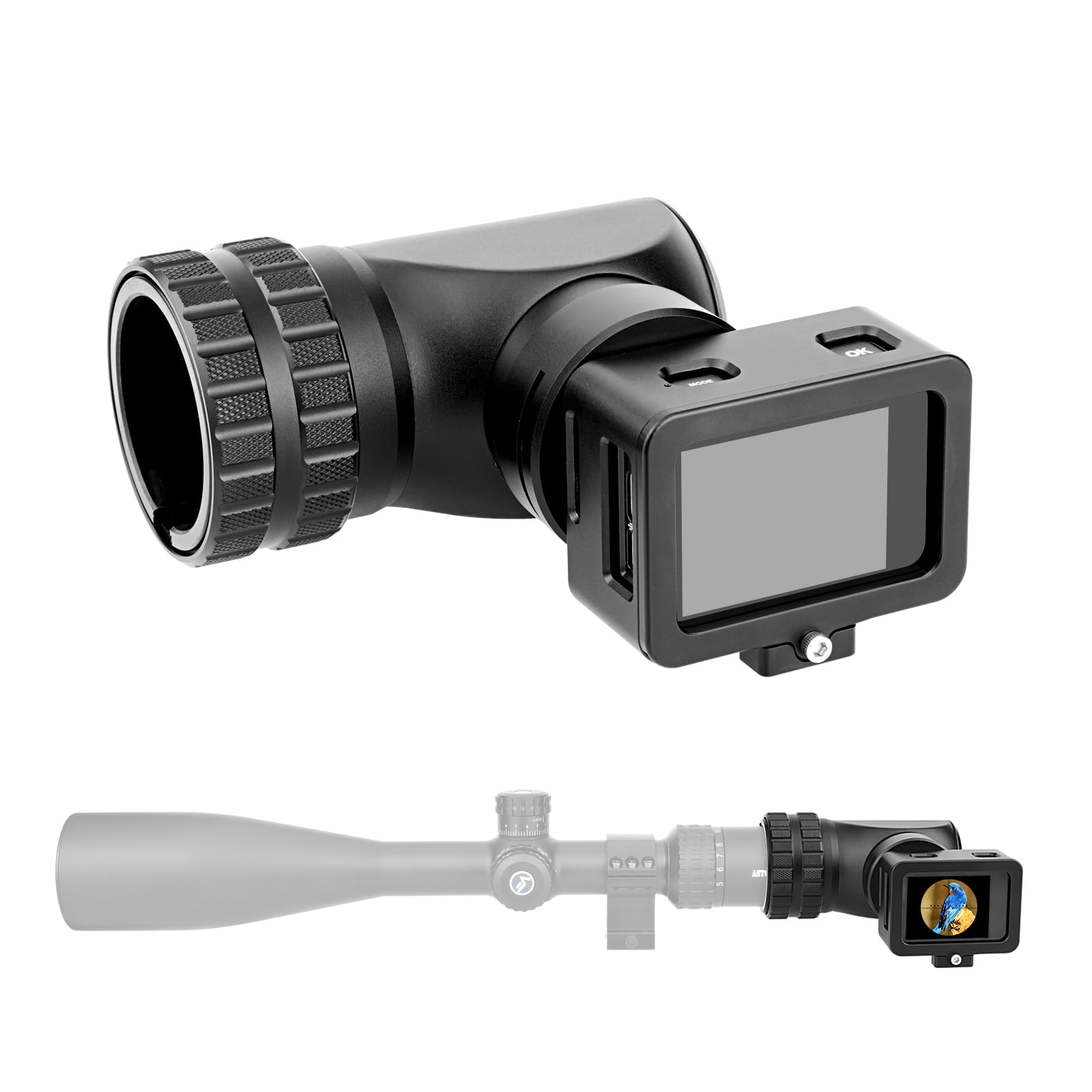 Forevercam Action Camera and Rifle Scope Side Camera Adapter Bracket Set