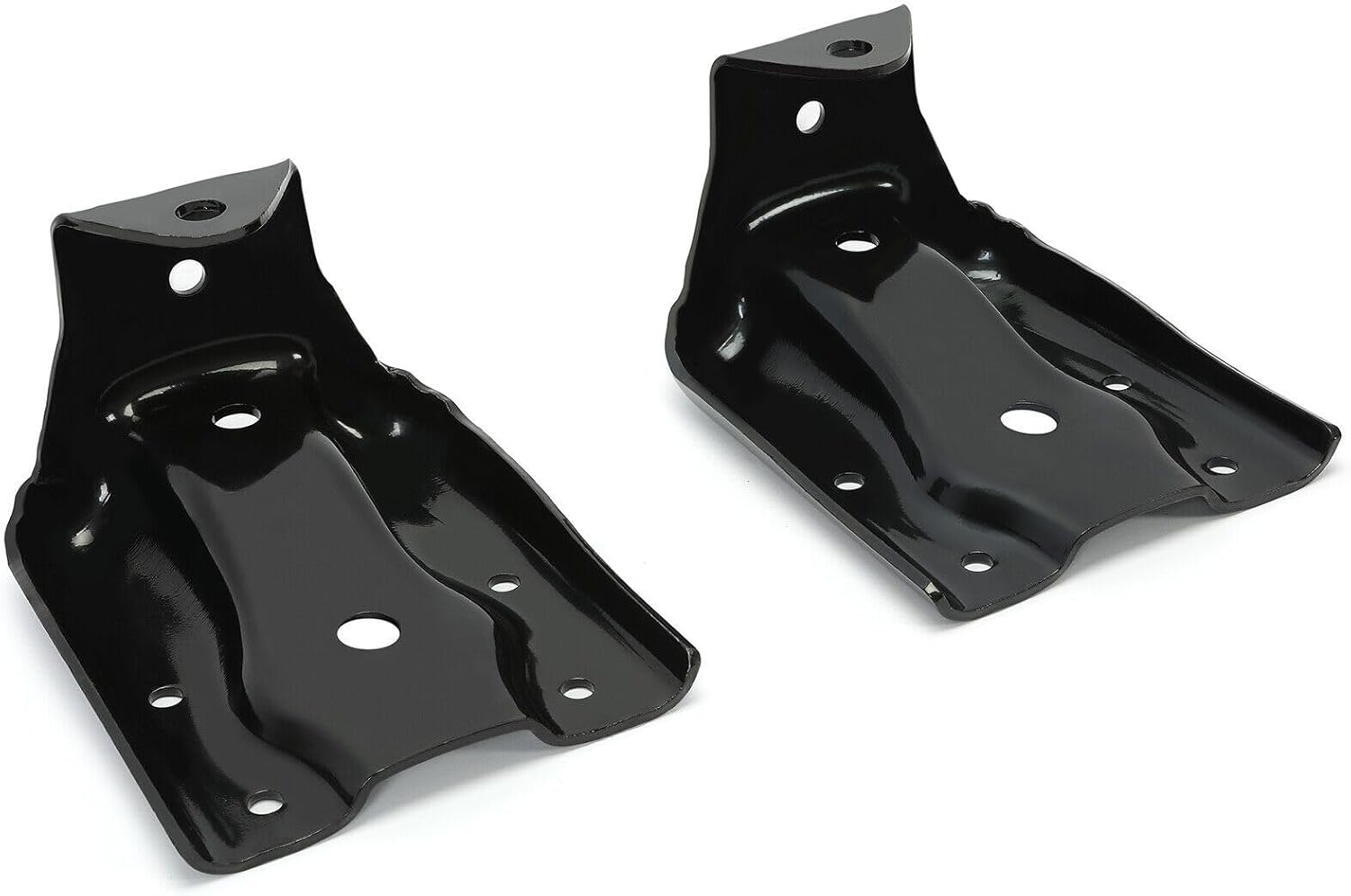 Spring Hanger Shackle Bracket Kit 2pcs Rear Bolt Mounting Hardware CE0913072 for GMC for Chevy for Cadillac Black 338-2163 K150381 801-0049 1500HD