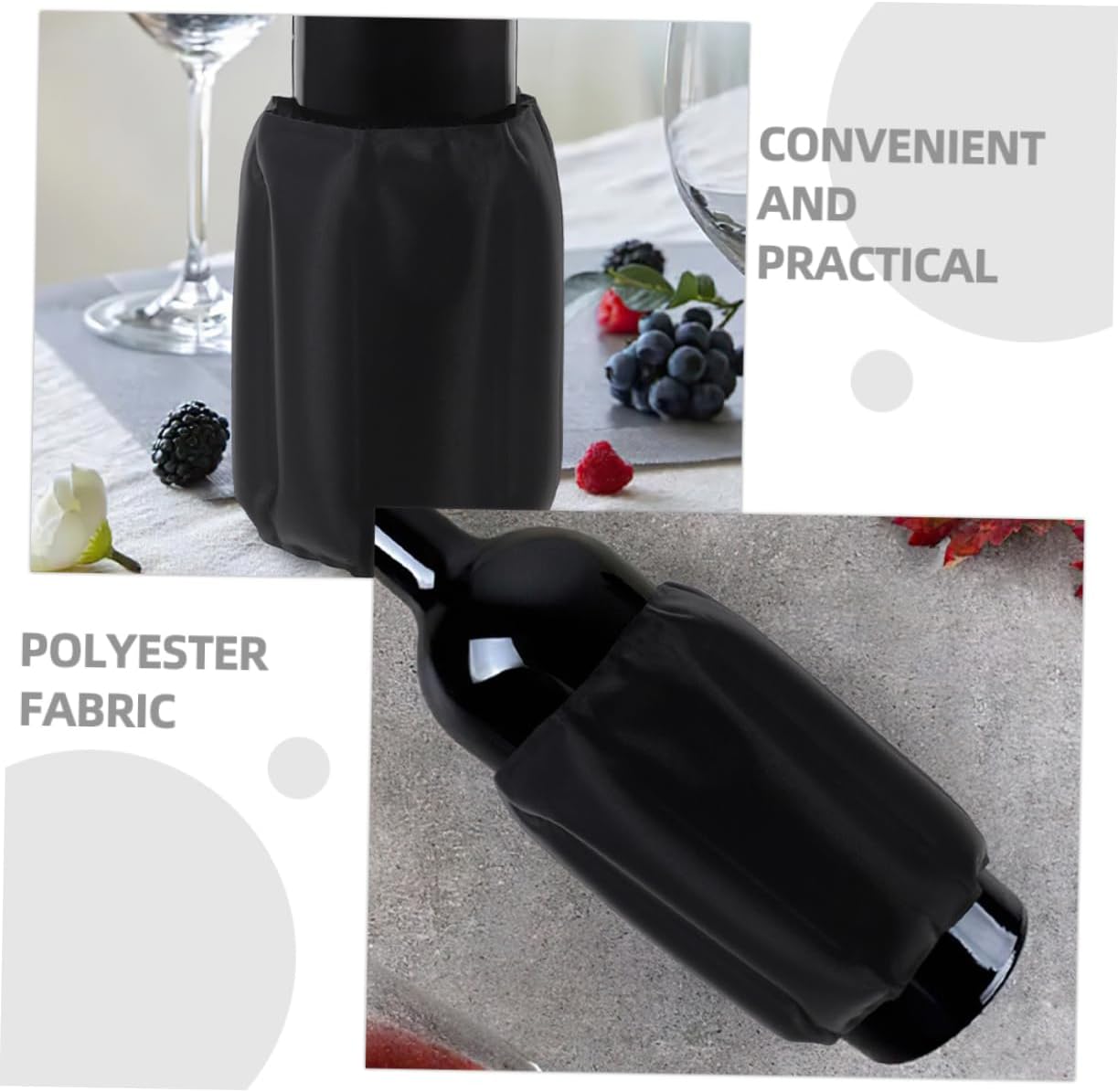 2pcs Wine Cooler Refrigerator Wine Bottle Ice Pack Cool Pack for Lunch Bag