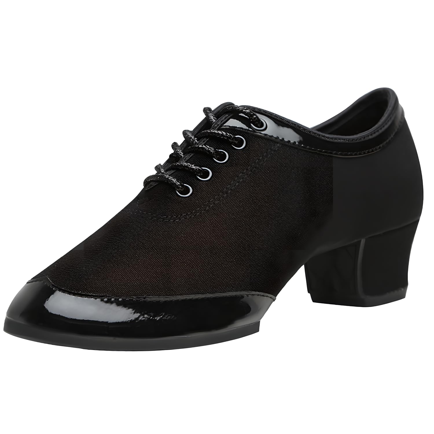 Toichi Women's Latin Dance Shoes Lace-up Ballroom Modern Salsa Rhythm Teaching Practice Professional Performance Dance Shoes