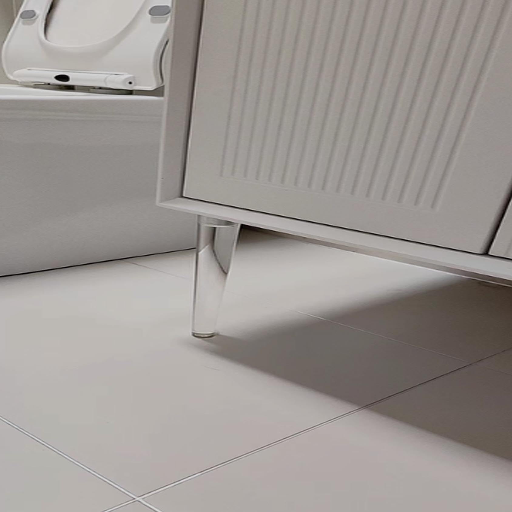 Wymienne akrylowe nóżki do mebli Stopki stożkowe Zestaw śrub M10, 4 szt. 8-25 cm, przezroczyste | 18cm(7.1in)M10
