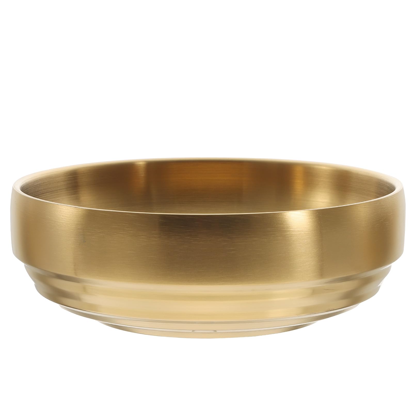 Bol à salade double couche en acier inoxydable SOIMISS 21 cm grand format réutilisable