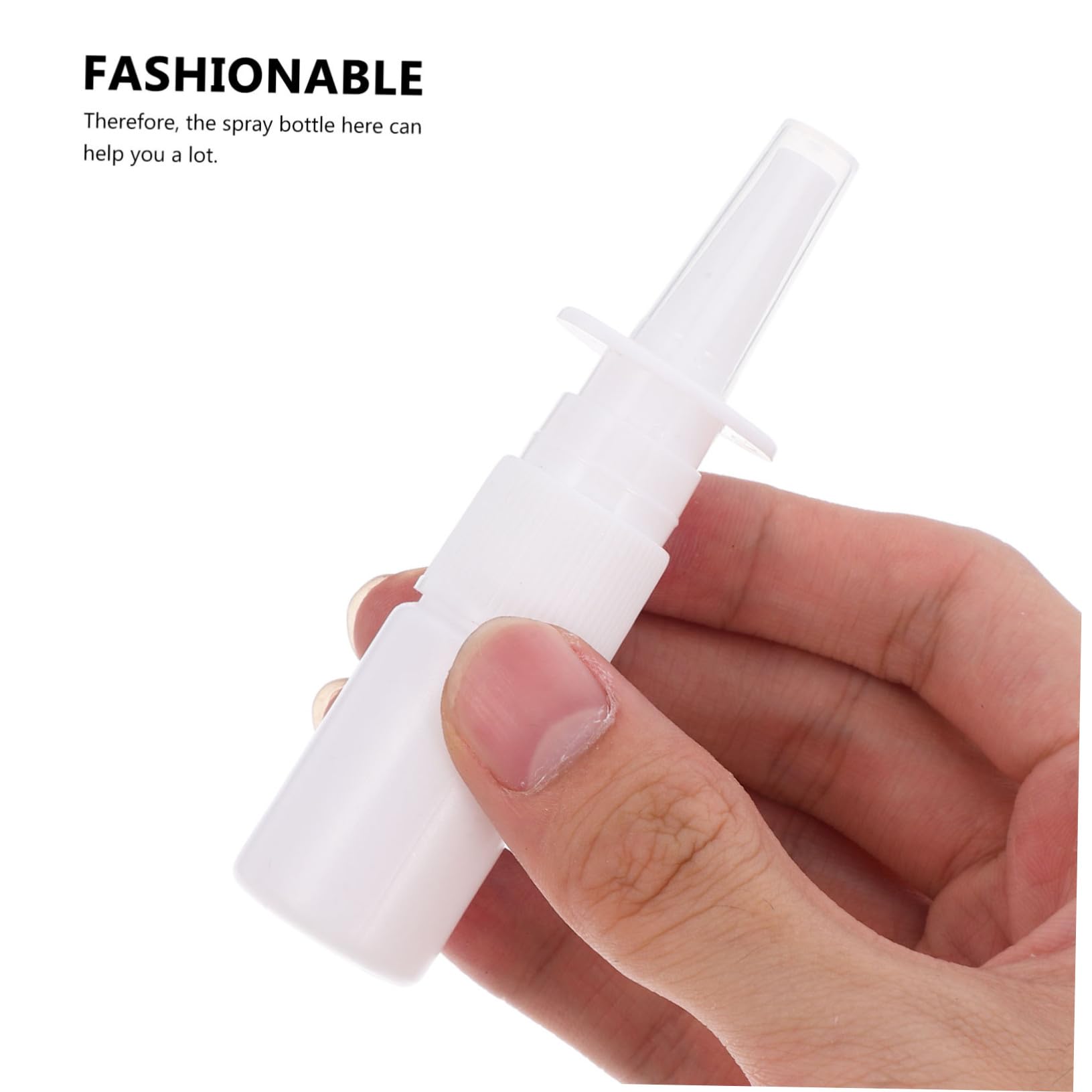 Mikinona 200 Stück 10ml Nasenspray Nachfüllflasche aus Pe mit Feinem Sprühnebel Wiederbefüllbare Sprühflaschen Tragbar für Reisen und Outdoor Einsatz