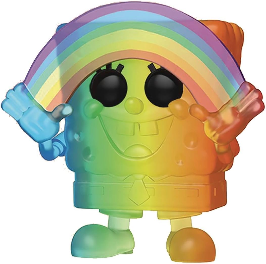Pop! Animation: Pride 2020 - Spongebob (Rainbow), 3.75 inches